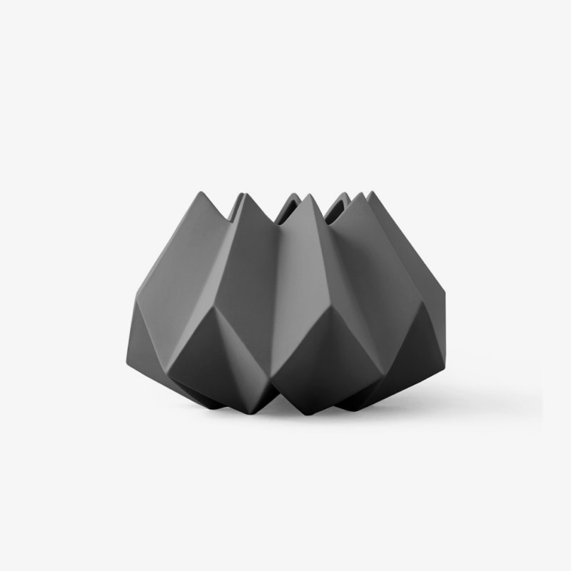Folded decor vase